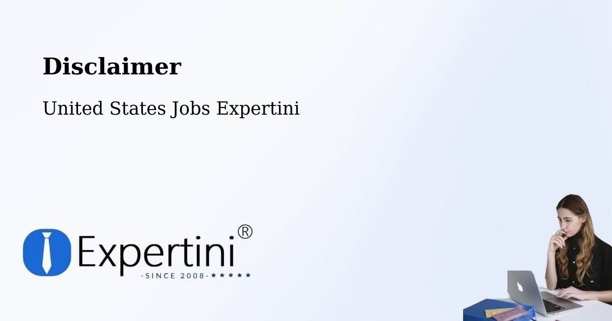 Disclaimer – Itasca - United States Jobs Expertini